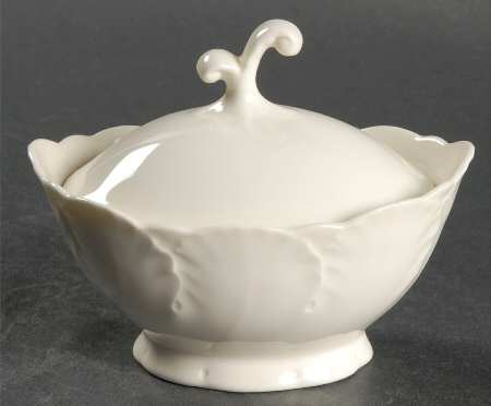 Ivory Tower Sugar Bowl & Lid