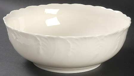 Ivory Tower 9" Round Vegetable Bowl