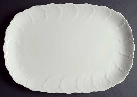 Ivory Tower 14" Oval Serving Platter