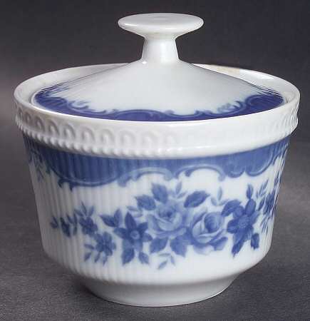 Jardin Bleu Sugar Bowl & Lid