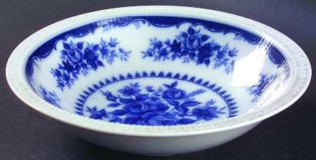 Jardin Bleu 9" Round Vegetable Bowl