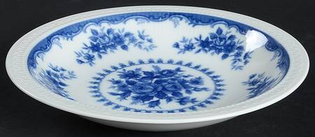 Jardin Bleu Rim Soup Bowl