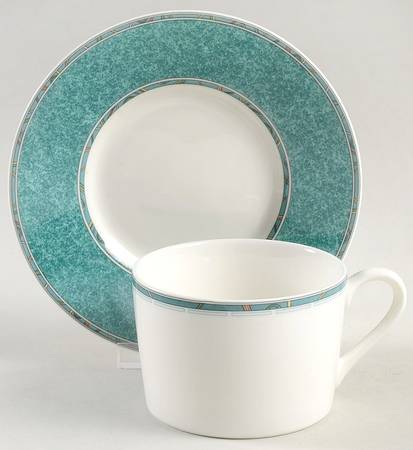 Jade (HK802, Ultima plus) Flat Cup & Saucer Set