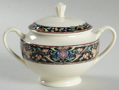 Jardin De Paradis Sugar Bowl & Lid