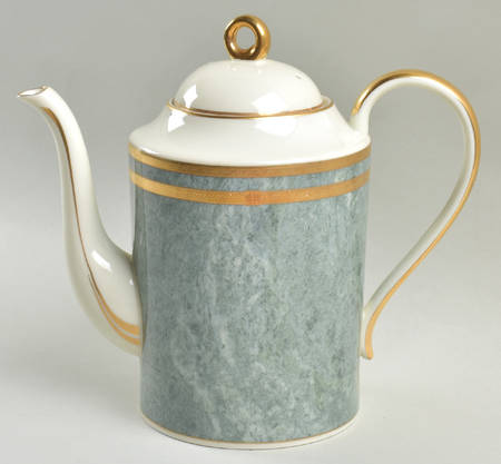 Jade Florentine Coffee Pot & Lid