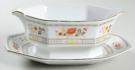 Jardin Gravy Boat & Underplate