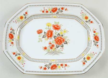 Jardin 14" Oval Serving Platter