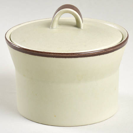 Jade Stone Sugar Bowl & Lid