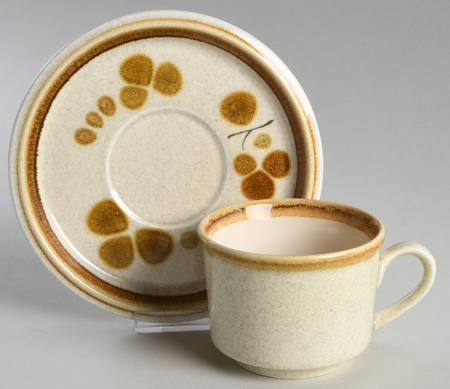 Java Flat Cup & Saucer Set