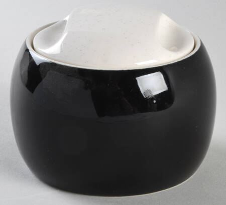 Jet Black Sugar Bowl & Lid