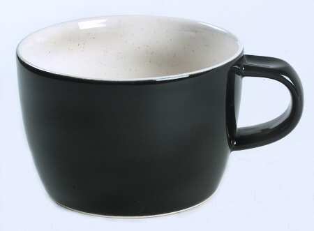 Jet Black Flat Cup