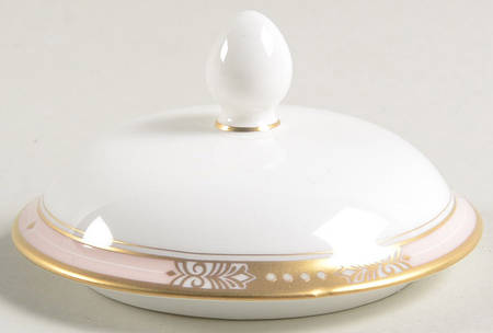 Jeweltone Peach Lid for Sugar Bowl