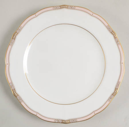 Jeweltone Peach Salad Plate
