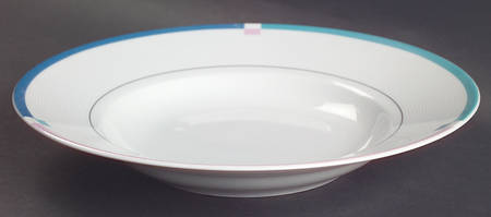 Jet Set Large Rim Soup Bowl