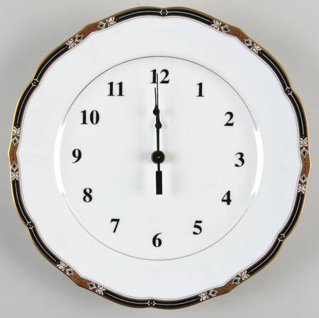 Jeweltone Black 1-2" depth  Clock Plate HC