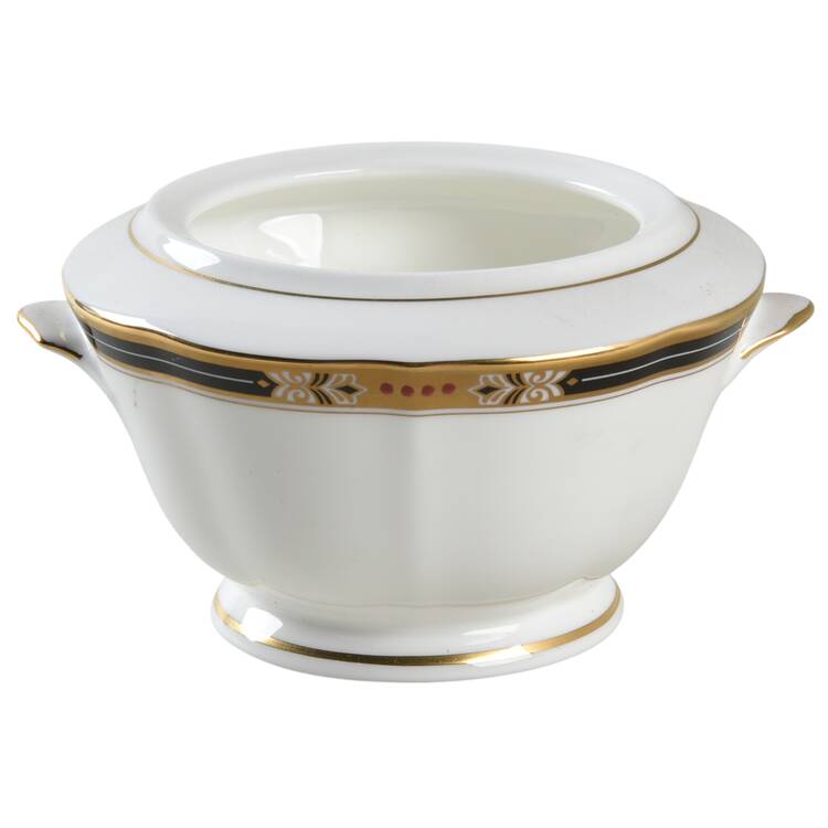 Jeweltone Black Sugar Bowl No Lid