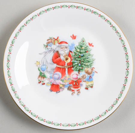 Jolly St. Nick Bread & Butter Plate