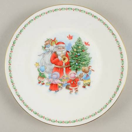Jolly St. Nick Salad Plate