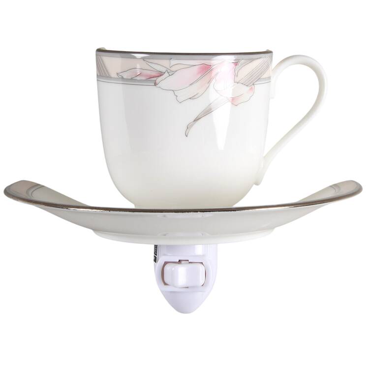 Joy 4 3/8"-4 5/8" Night Light/Cup & Saucer HC