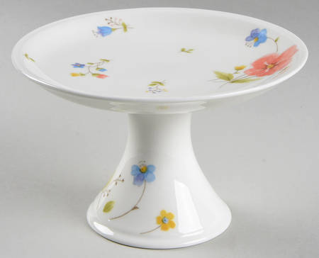 Just Flowers Round Compote (Height X Width)