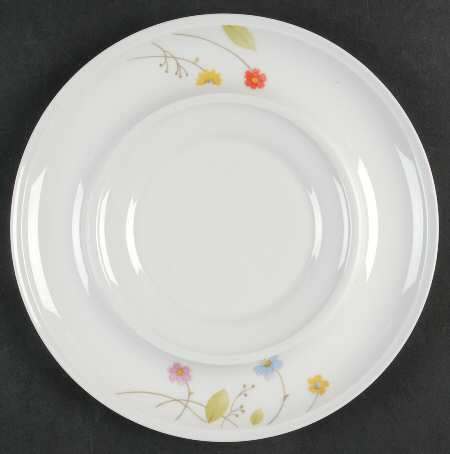 Just Flowers Underplate for Round Gravy Boat