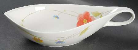Just Flowers Open Sauce Boat