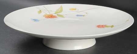 Just Flowers 12" Diameter Pedestal Cake Stand
