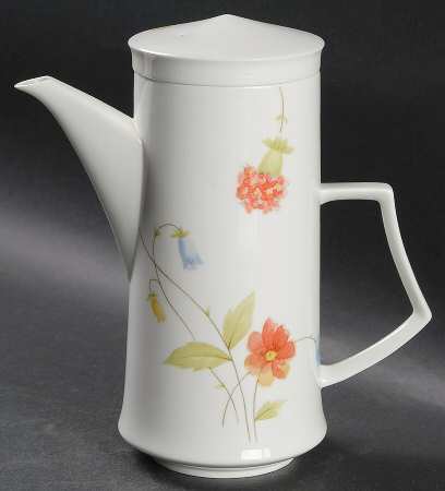 Just Flowers Mini Coffee Pot & Lid