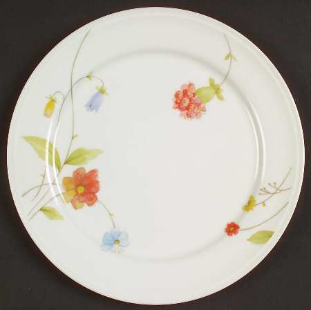 Just Flowers Luncheon Plate