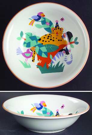 Jungle Friends Coupe Cereal Bowl by Mikasa
