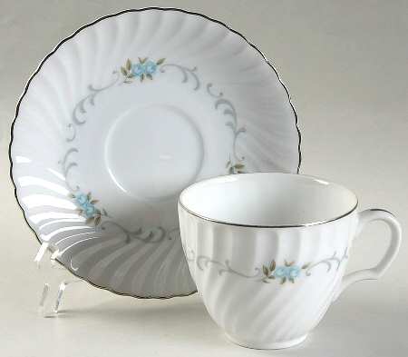Justina Flat Cup & Saucer Set by Mikasa