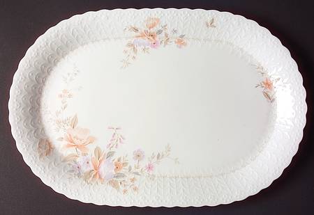 June Splendor 14" Oval Serving Platter