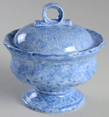Kentucky Blue Sugar Bowl & Lid