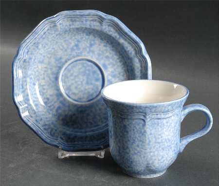 Kentucky Blue Flat Cup & Saucer Set