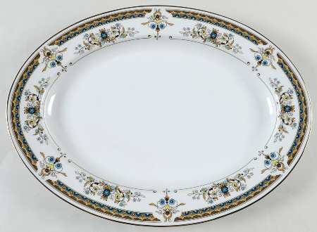 Kingsley 14" Oval Serving Platter