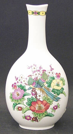 Kutani Bird Bud Vase
