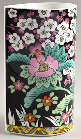 Kutani Bird 8" Vase