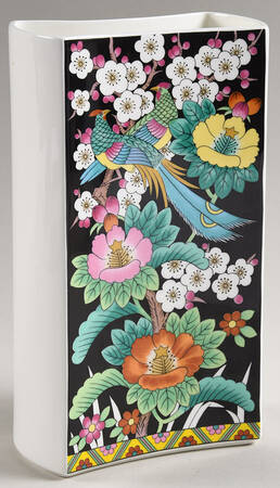 Kutani Bird 8" Vase by Mikasa