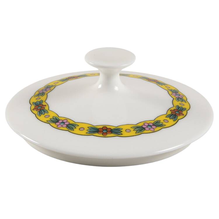 Kutani Bird Lid for Sugar Bowl