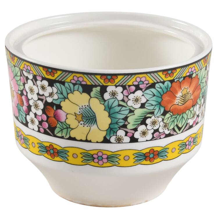 Kutani Bird Sugar Bowl No Lid