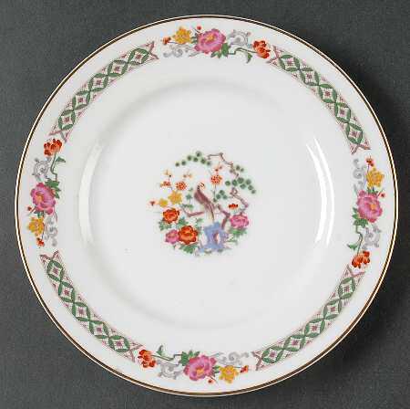 Kutani Branch Salad Plate