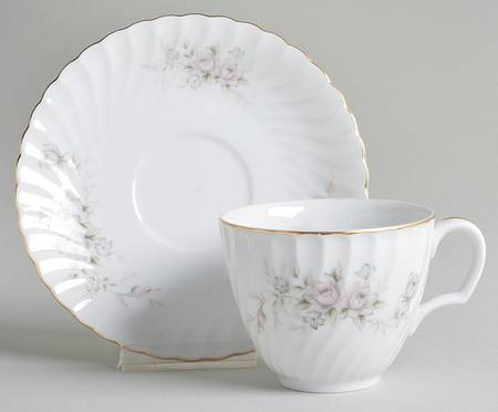Lady Cynthia Flat Cup & Saucer Set