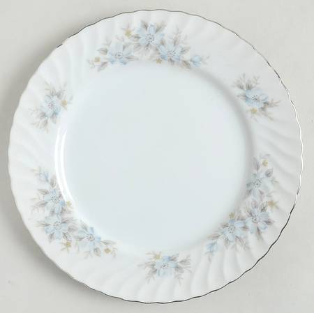 La Fleur Bleu Salad Plate