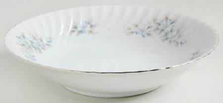 La Fleur Bleu Coupe Soup Bowl