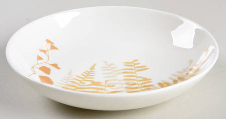 Lacy Fern Brown Fruit/Dessert (Sauce) Bowl