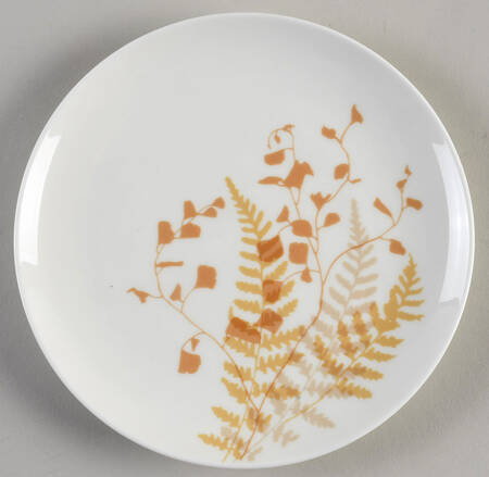 Lacy Fern Brown Bread & Butter Plate