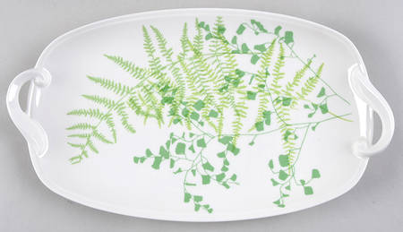 Lacy Fern Green 13" Sandwich Tray