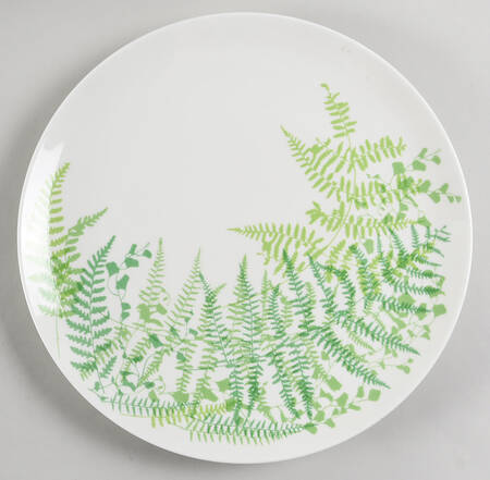 Lacy Fern Green 12" Chop Plate (Round Platter)