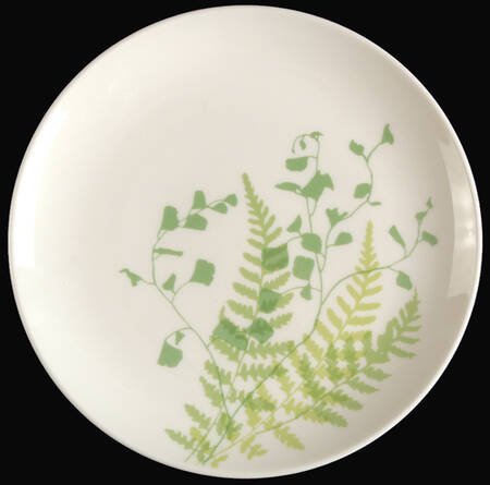 Lacy Fern Green Bread & Butter Plate