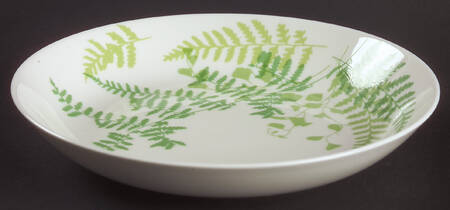 Lacy Fern Green Coupe Soup Bowl